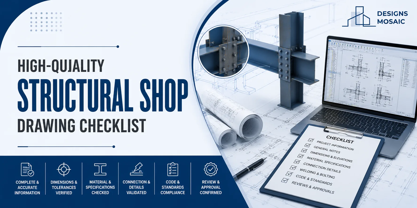 High-Quality Structural Shop Drawing