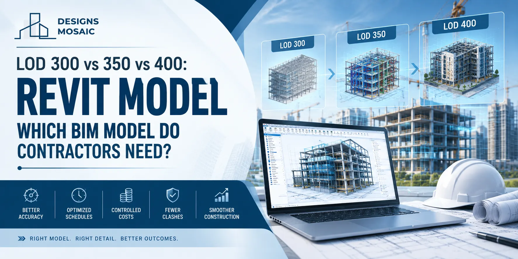 LOD 300 vs LOD 350 vs LOD 400