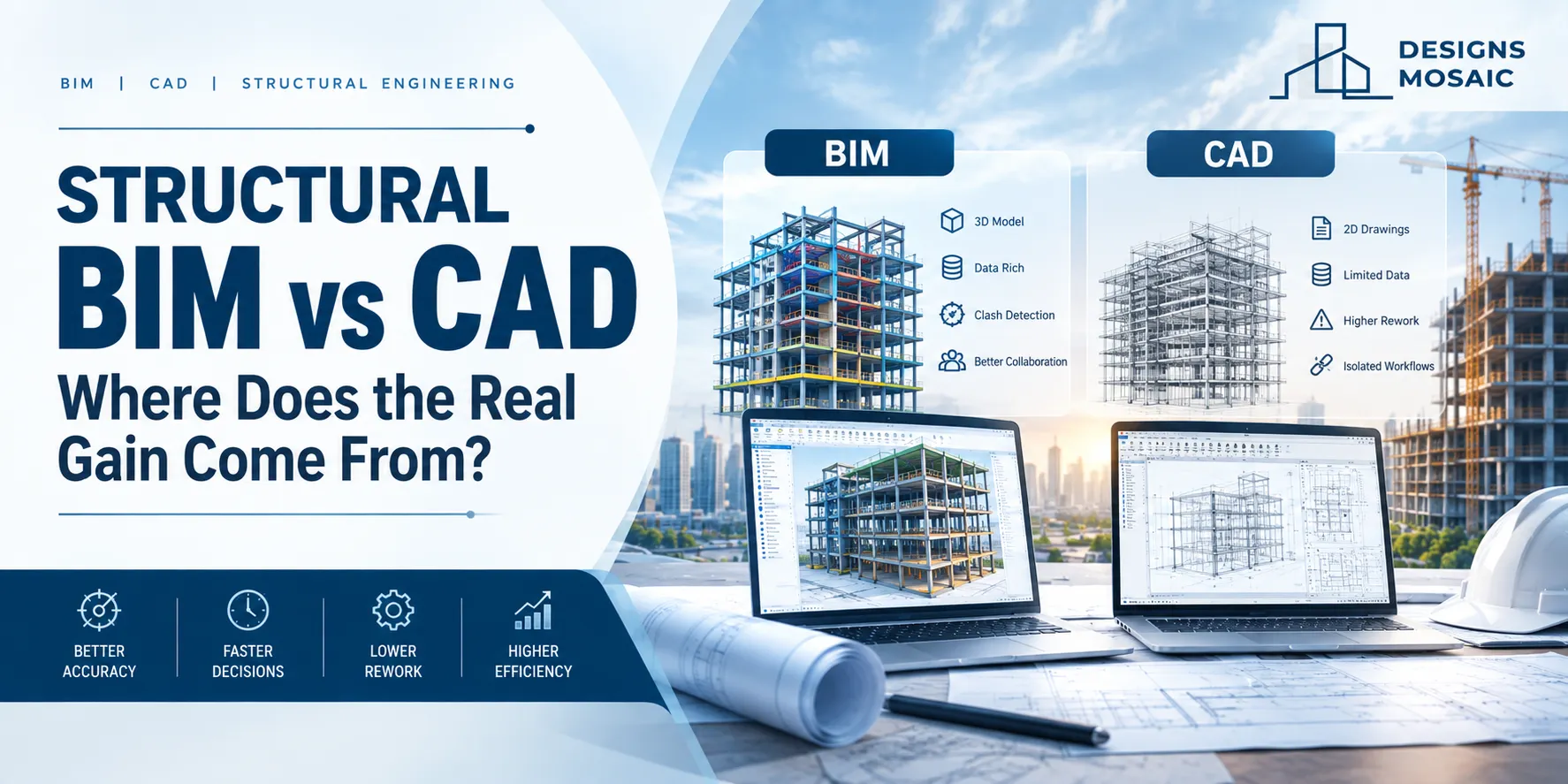 Structural BIM vs Structural CAD